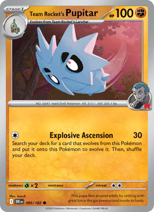 Team Rocket's Pupitar - 095
