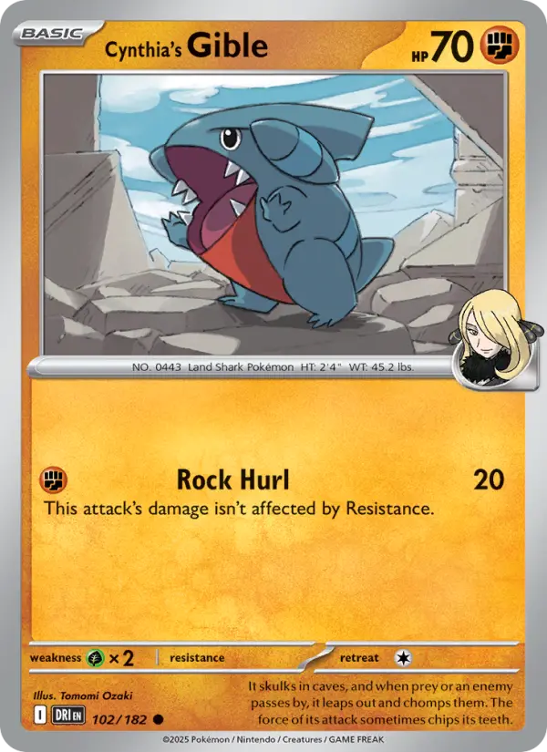 Cynthia's Gible - 102