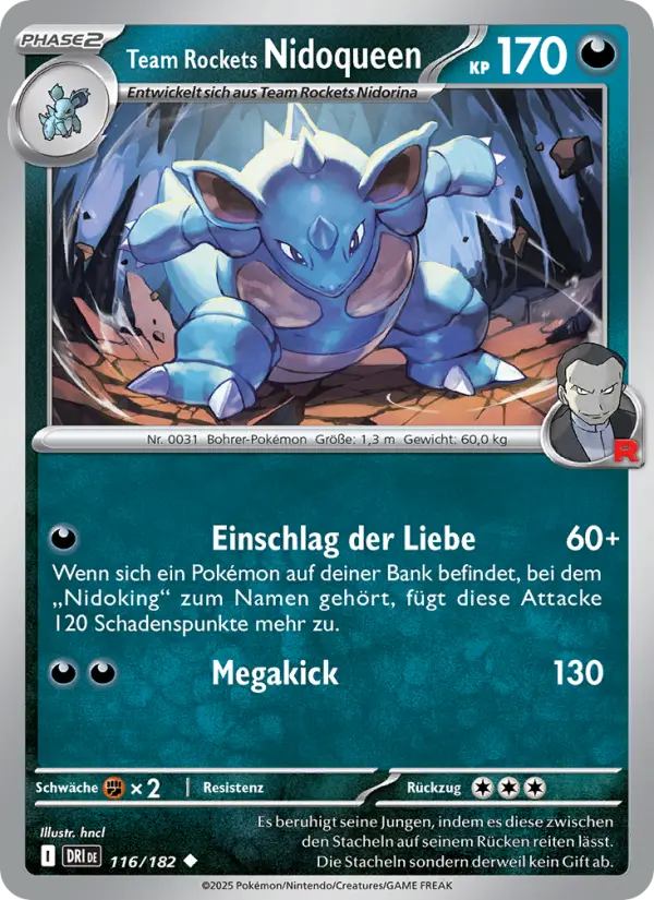 Team Rockets Nidoqueen - 116