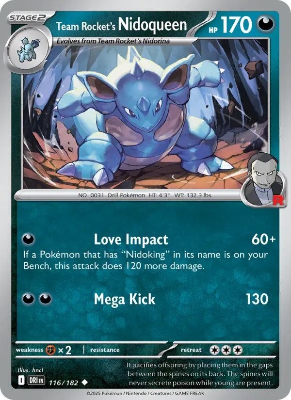 Team Rocket's Nidoqueen - 116