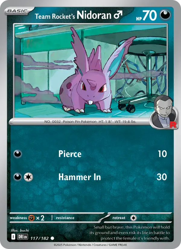 Team Rocket's Nidoran♂ - 117