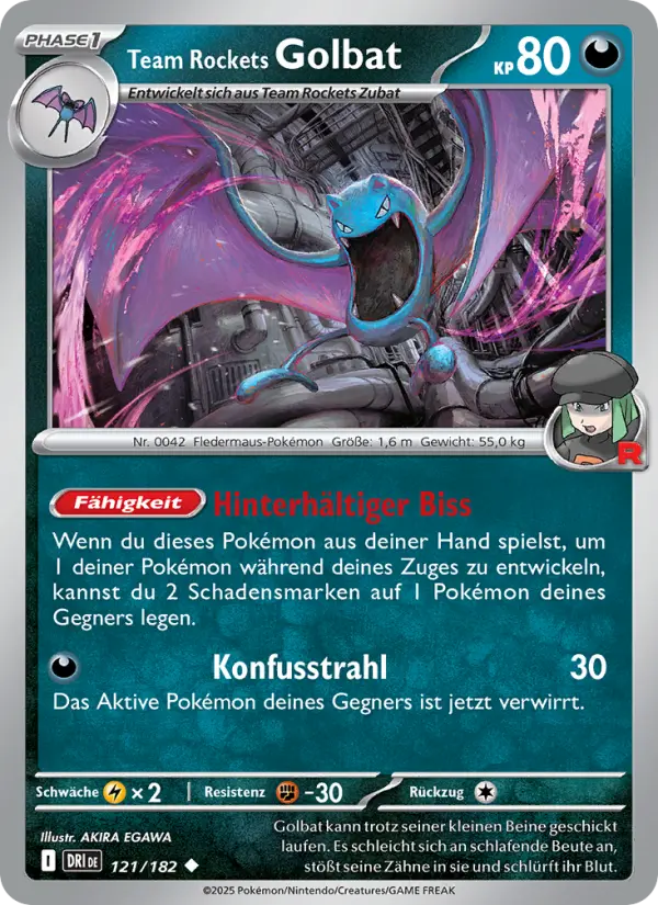 Team Rockets Golbat - 121
