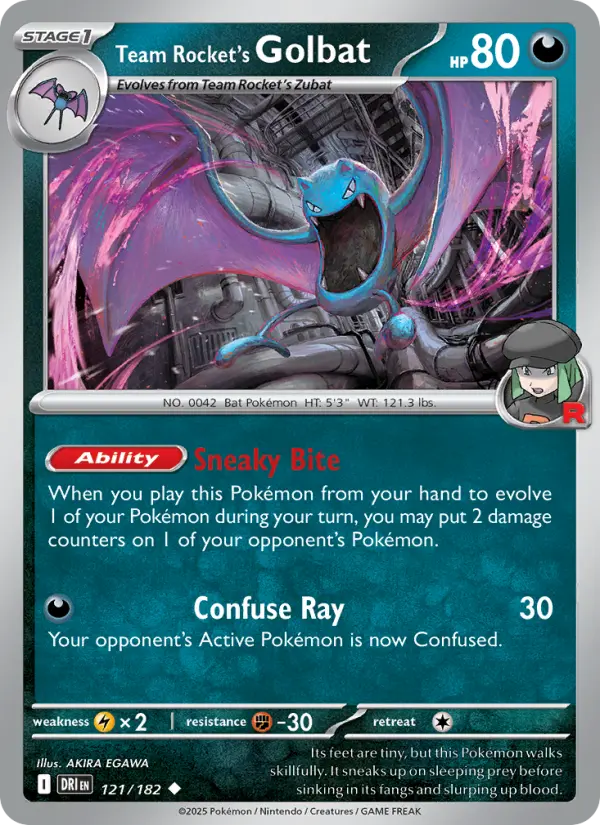 Team Rocket's Golbat - 121