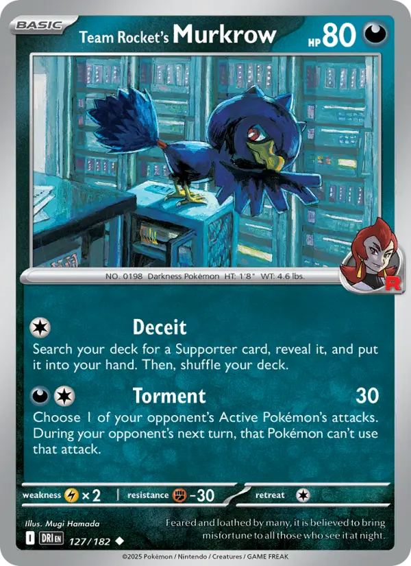 Team Rocket's Murkrow - 127