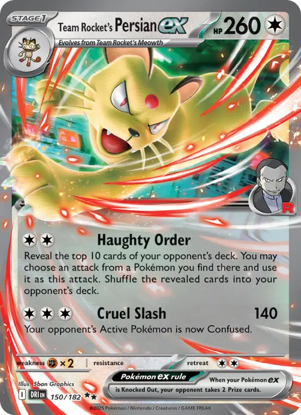 Team Rocket's Persian ex - 150