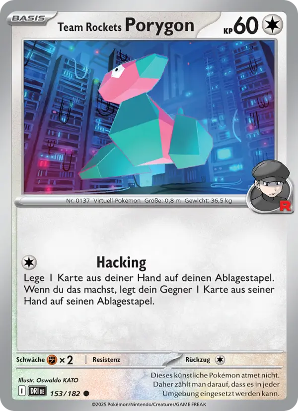 Team Rockets Porygon - 153