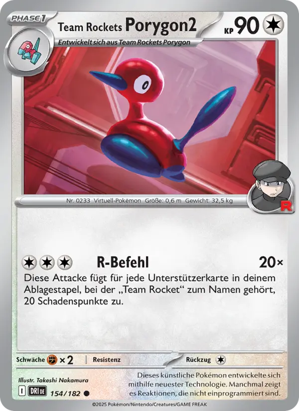 Team Rockets Porygon2 - 154