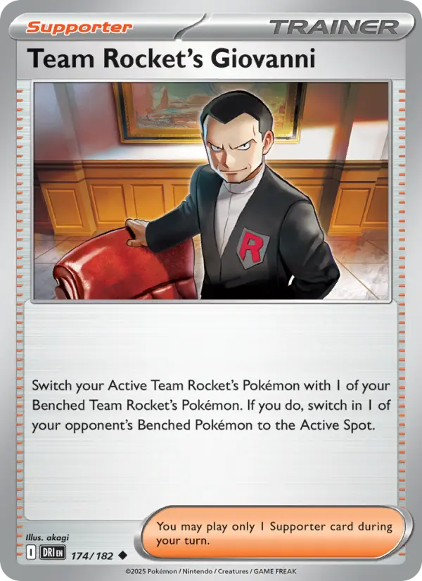 Team Rocket's Giovanni - 174