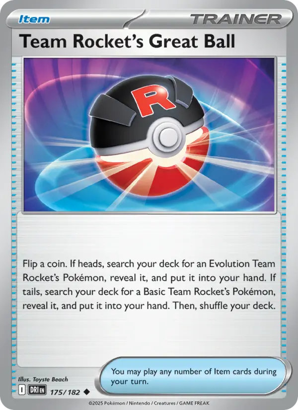 Team Rocket's Great Ball - 175