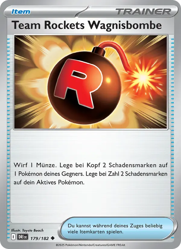 Team Rockets Wagnisbombe - 179