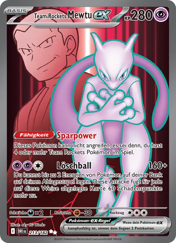 Team Rockets Mewtu-ex - 213