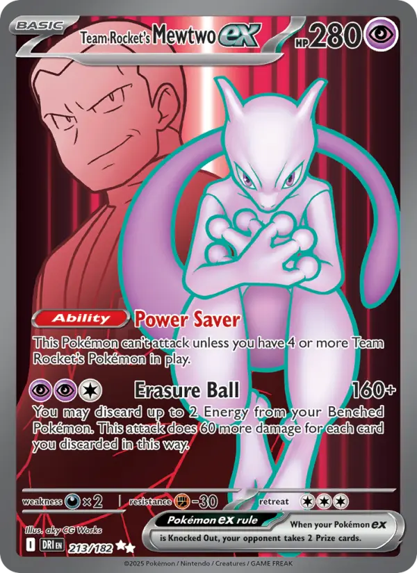 Team Rocket's Mewtwo ex - 213