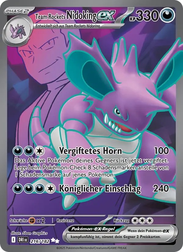 Team Rockets Nidoking-ex - 216