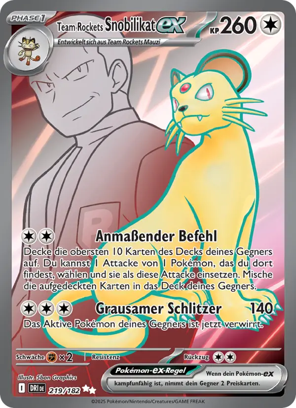 Team Rockets Snobilikat-ex - 219