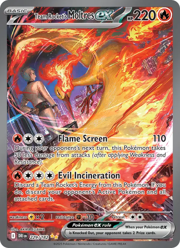 Team Rocket's Moltres ex - 229