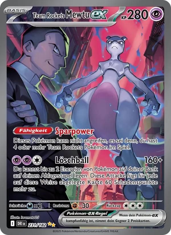 Team Rockets Mewtu-ex - 231