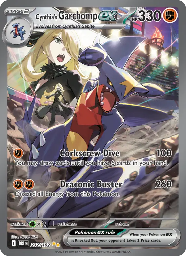 Cynthia's Garchomp ex - 232