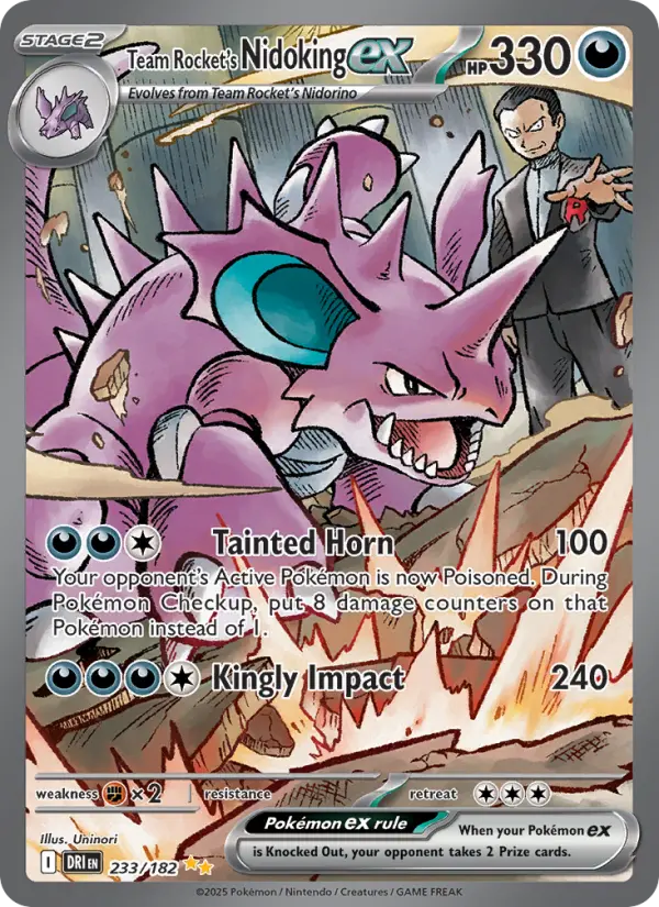 Team Rocket's Nidoking ex - 233