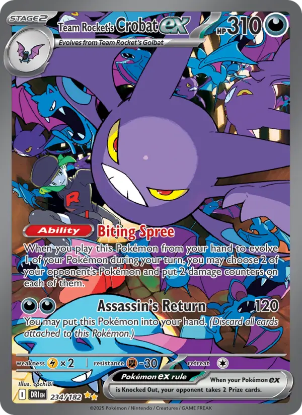 Team Rocket's Crobat ex - 234