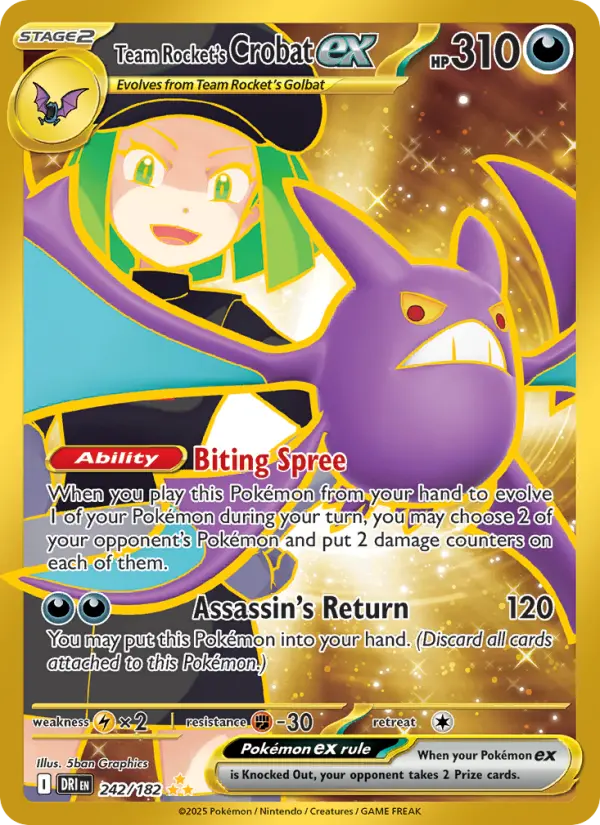 Team Rocket's Crobat ex - 242