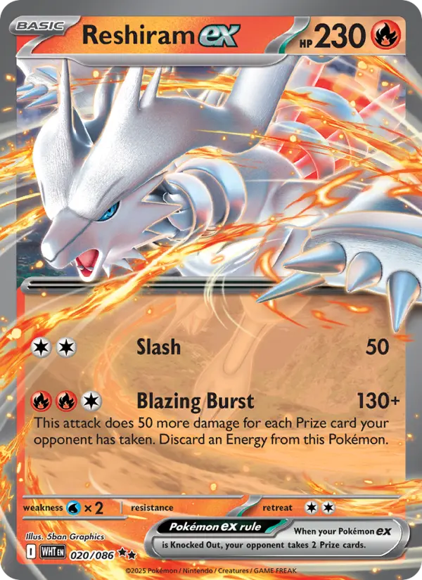 Reshiram ex - 020