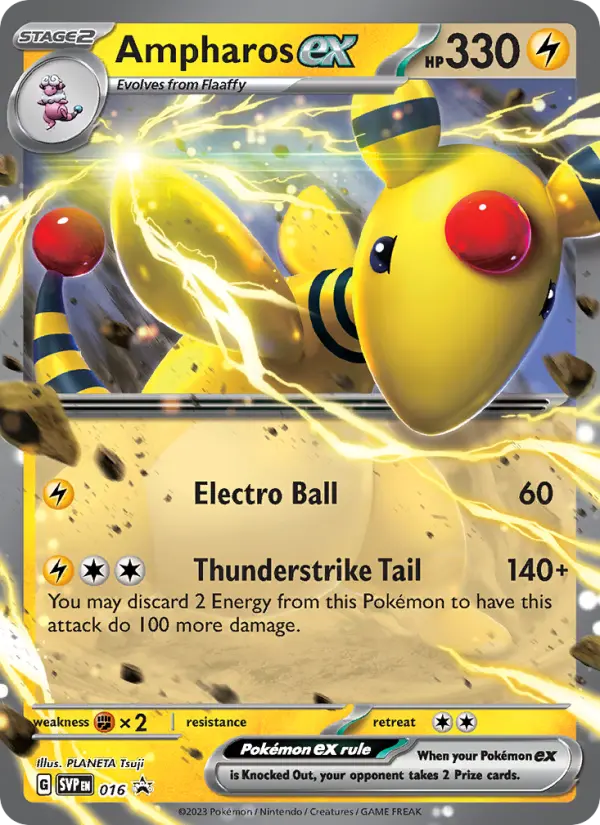 Ampharos ex - 016