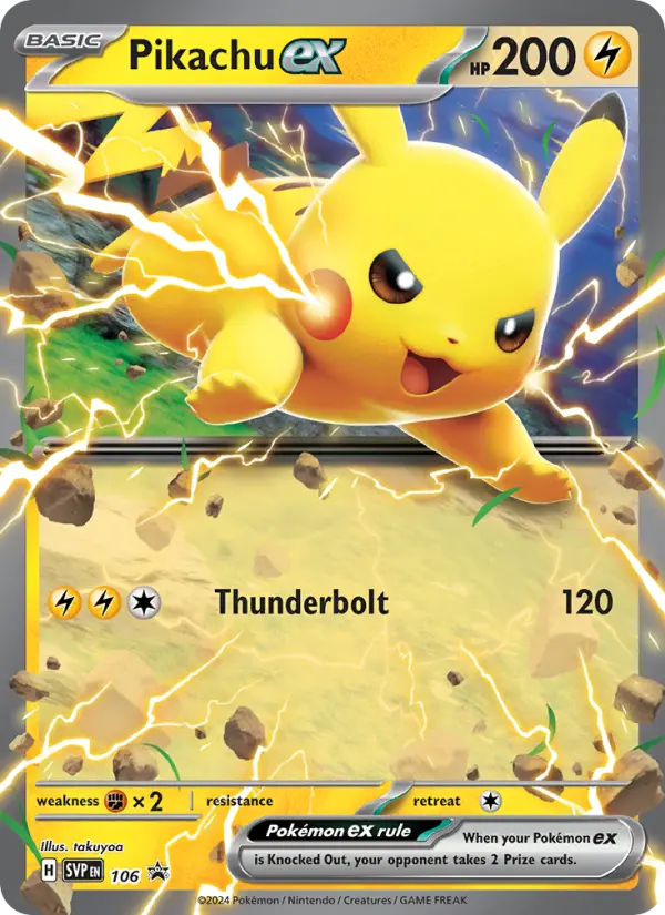 Pikachu ex - 106