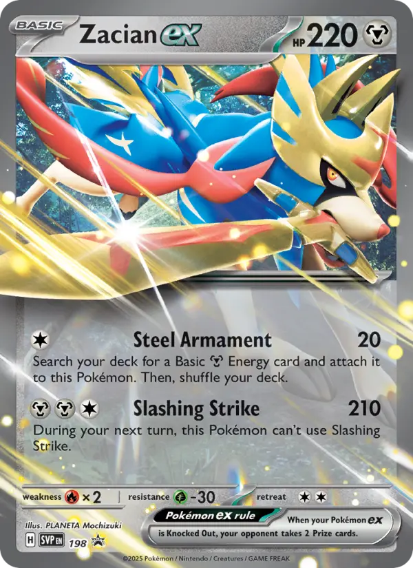 Zacian ex - 198