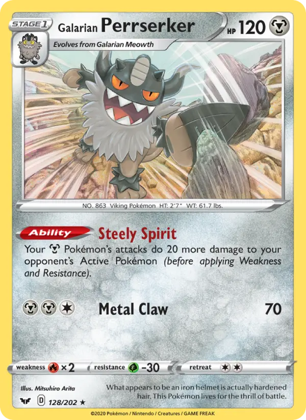 Galarian Perrserker - 128