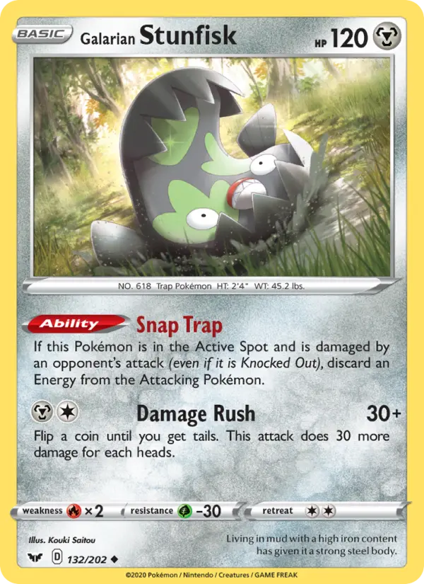 Galarian Stunfisk - 132