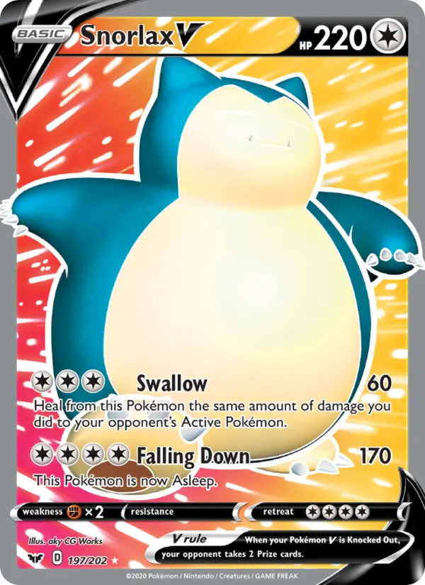 Snorlax V - 197