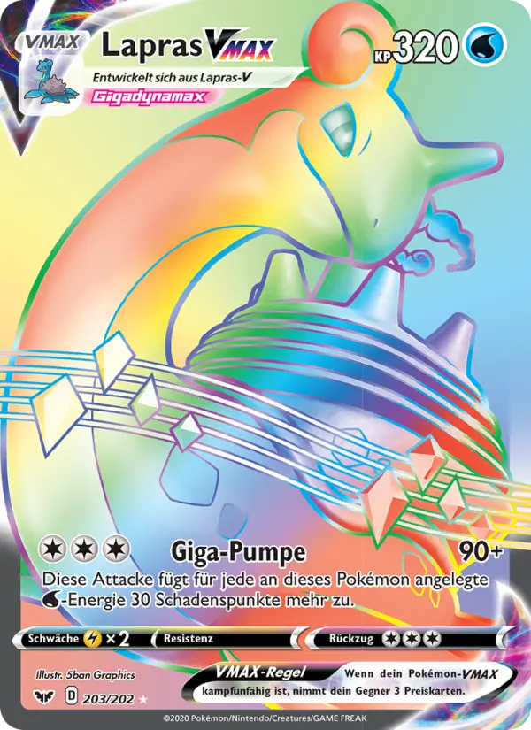 Lapras VMAX - 203