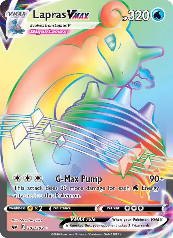 Lapras VMAX - 203