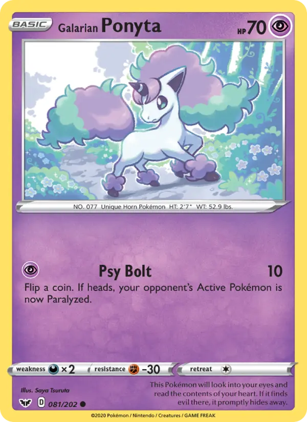 Galarian Ponyta - 81