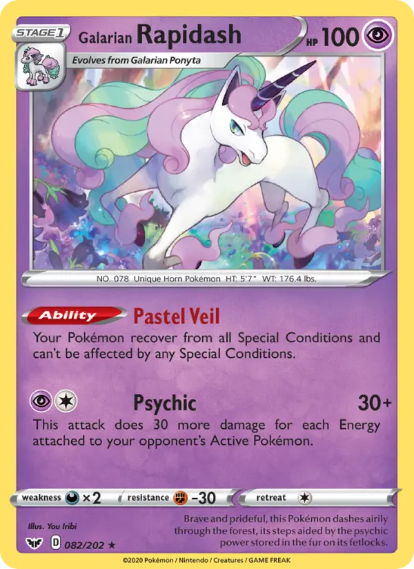 Galarian Rapidash - 82