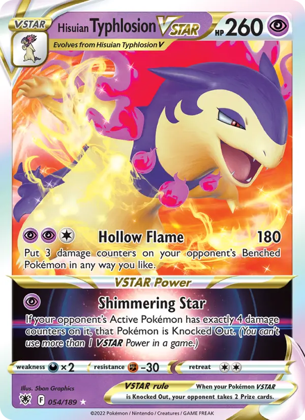 Hisuian Typhlosion VSTAR - 054