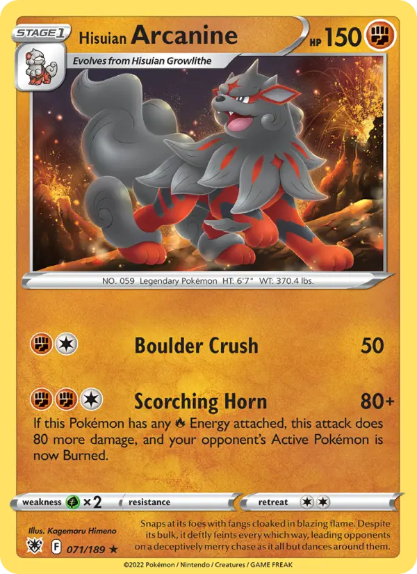 Hisuian Arcanine - 071