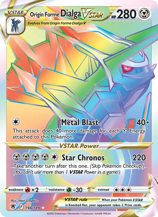 Origin Forme Dialga VSTAR - 198