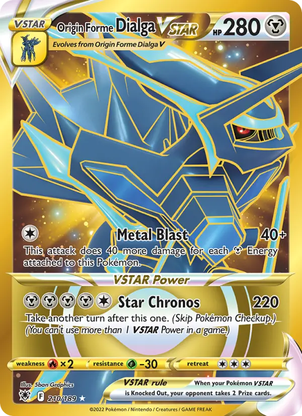 Origin Forme Dialga VSTAR - 210