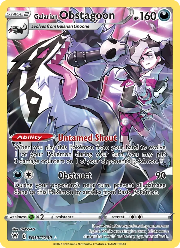Galarian Obstagoon - TG10