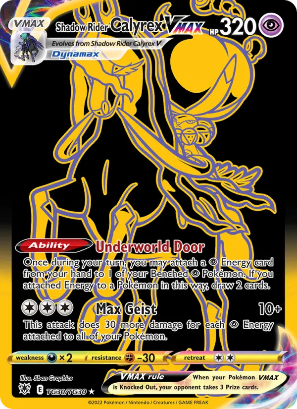 Shadow Rider Calyrex VMAX - TG30