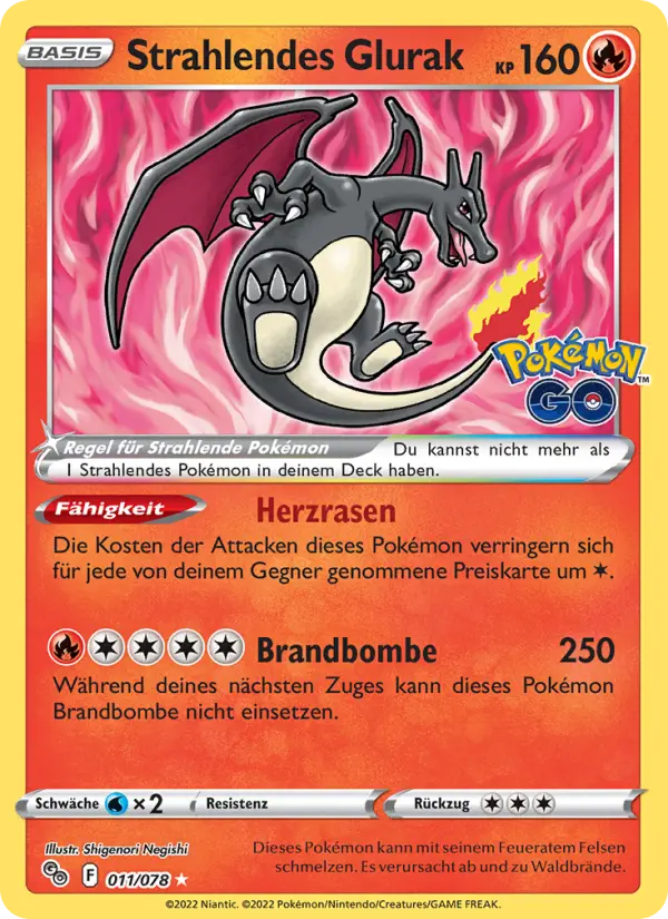 Strahlendes Glurak - 011