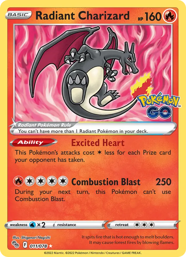 Radiant Charizard - 011