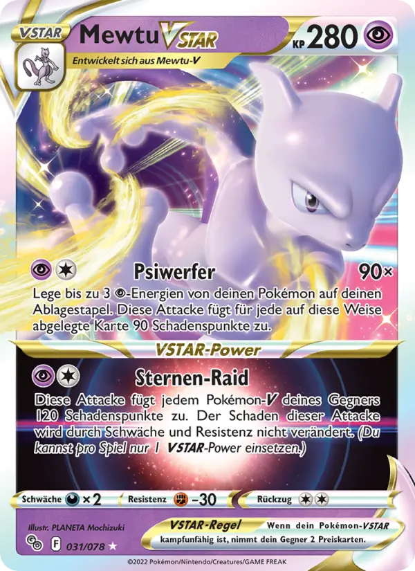 Mewtu VSTAR - 031