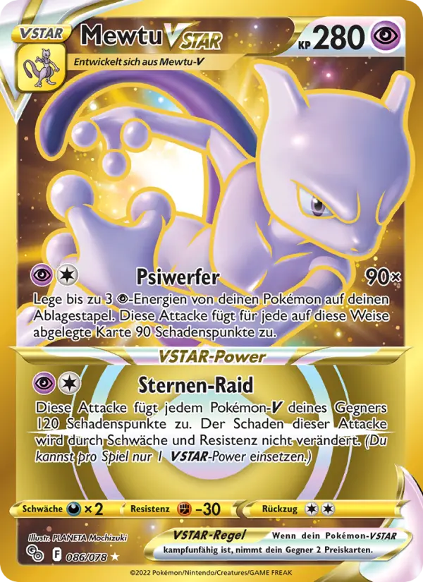 Mewtu VSTAR - 086