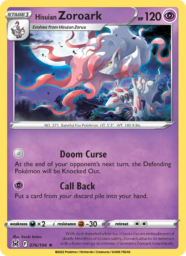 Hisuian Zoroark - 076