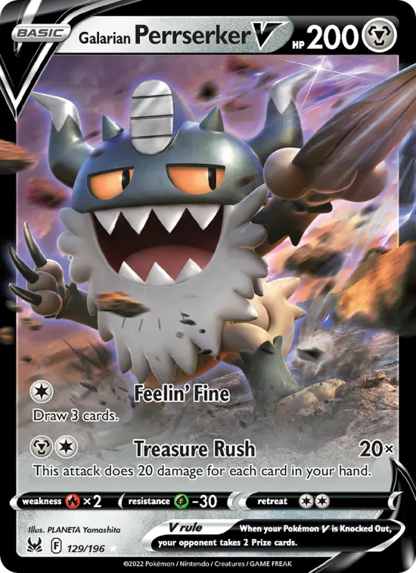 Galarian Perrserker V - 129