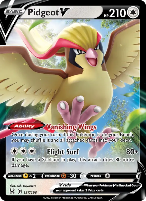Pidgeot V - 137