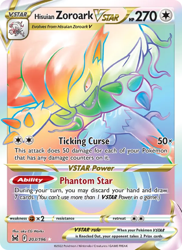 Hisuian Zoroark VSTAR - 203