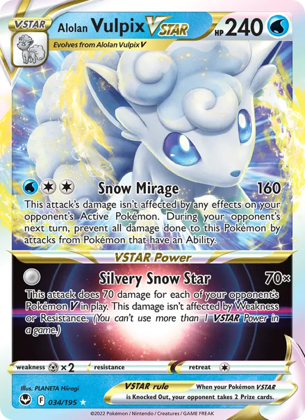 Alolan Vulpix VSTAR - 034